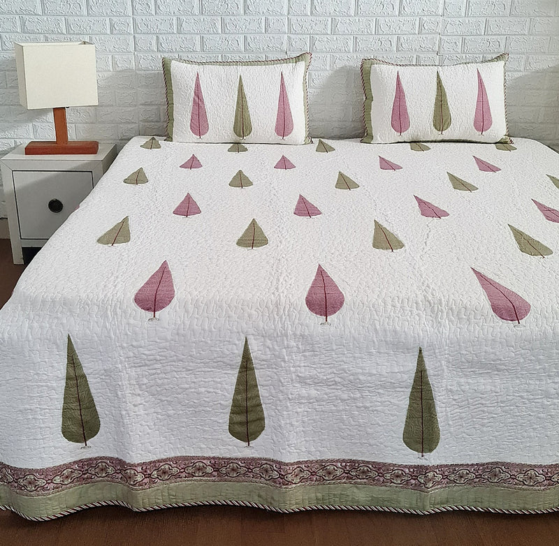 Quilted Cotton Super King Bed Cover - Charmer