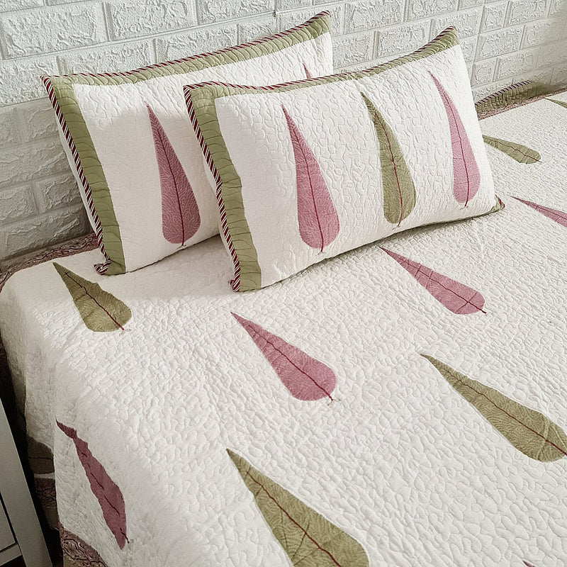 Quilted Cotton Super King Bed Cover - Charmer