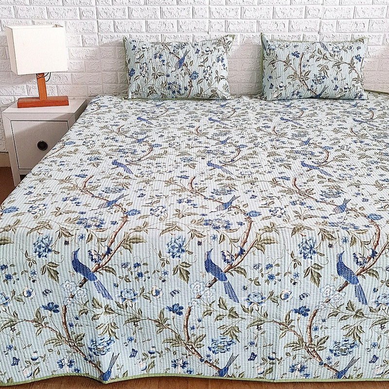 Nature's Aura Quilted Bedcover
