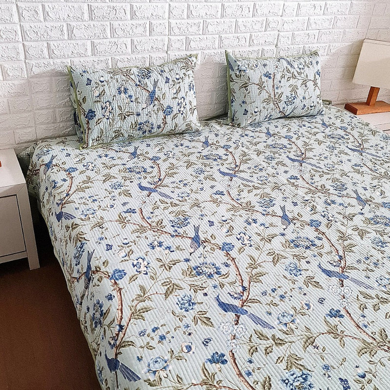 Nature's Aura Quilted Bedcover