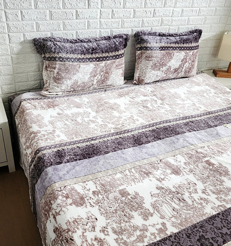 Artistic Love Warm Bedsheet