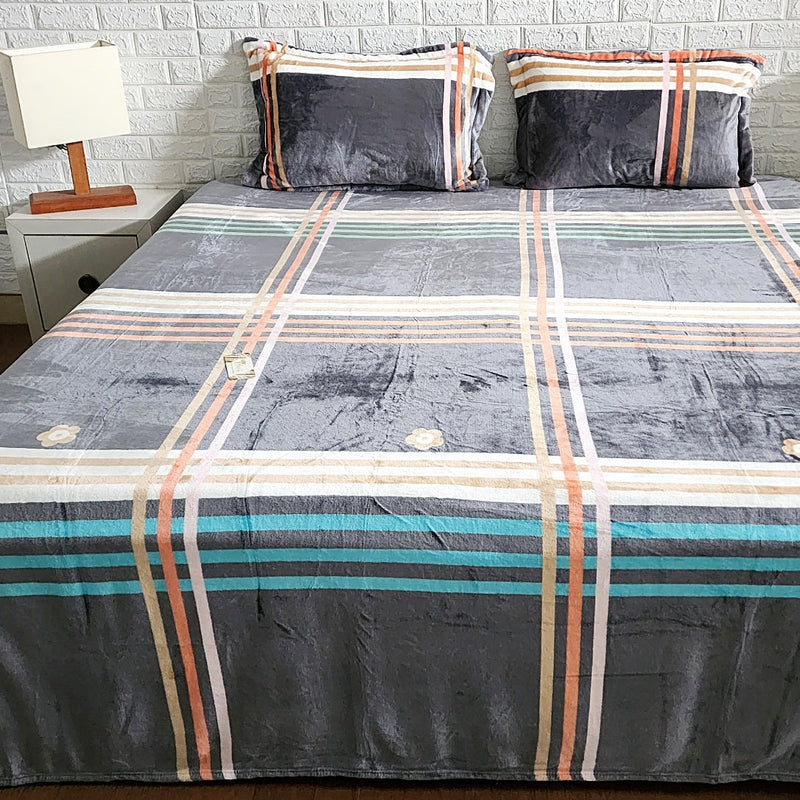 Check Pattern Warm Bedsheet