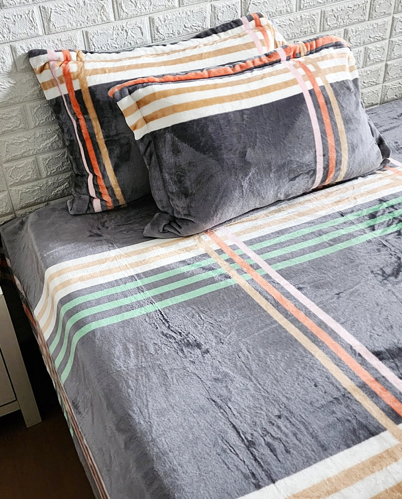 Check Pattern Warm Bedsheet