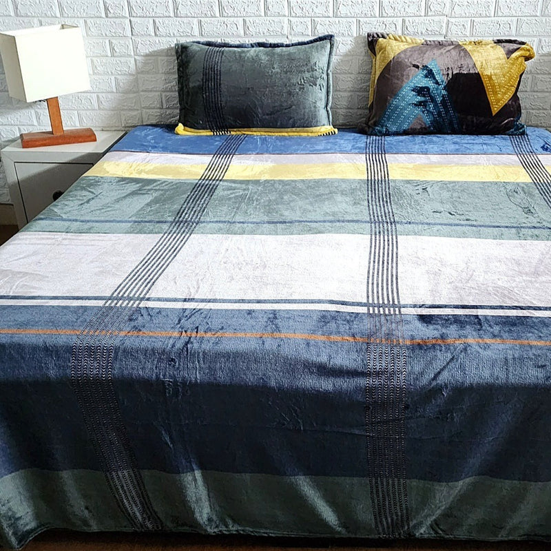 Check Pattern Warm Bedsheet
