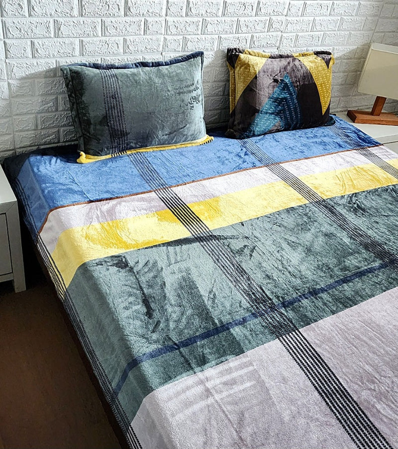Check Pattern Warm Bedsheet