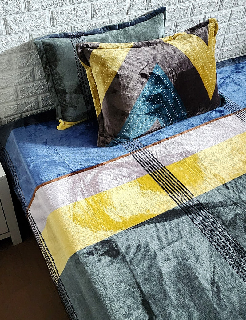 Check Pattern Warm Bedsheet