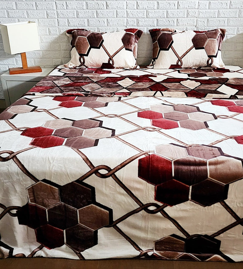 Molecules Palette Warm Duvet Cover Bedding Set