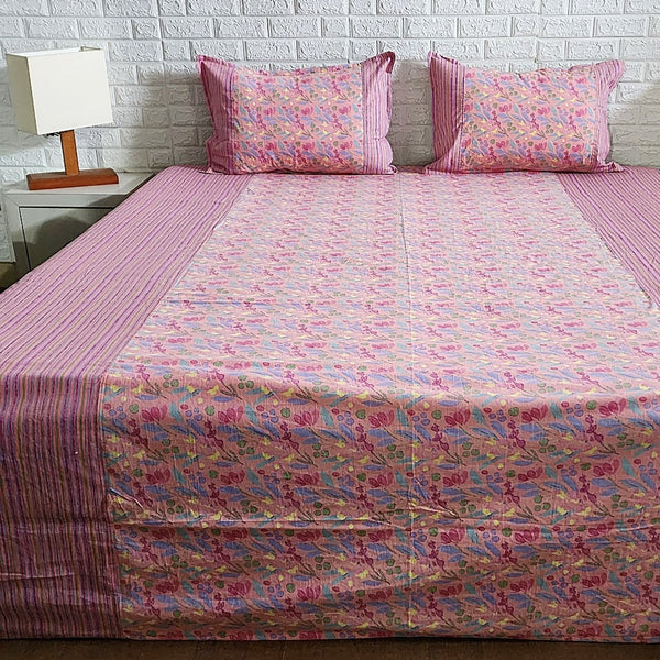 Love for Pink - Ajrakh Bedsheet