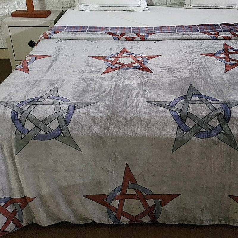 Star Print Single Duvet Cover