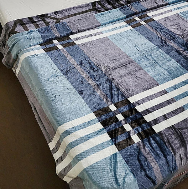 Check Pattern Subtle Shade Single Duvet Cover