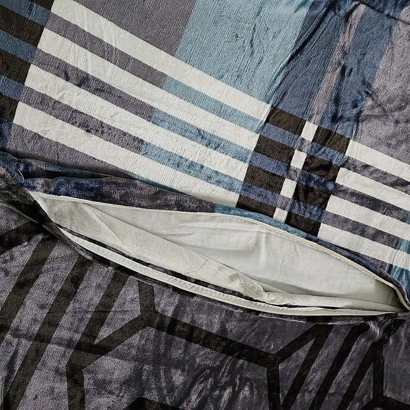 Check Pattern Subtle Shade Single Duvet Cover