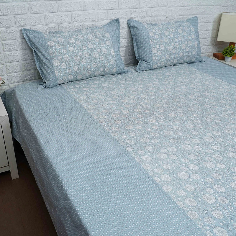 Ajrakh print bed sheet set online India best price