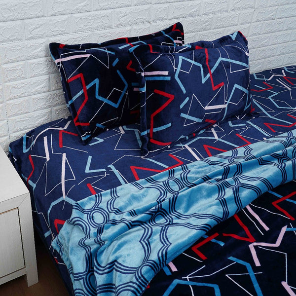 Warm Bed Sheet Set - Streaky Lights