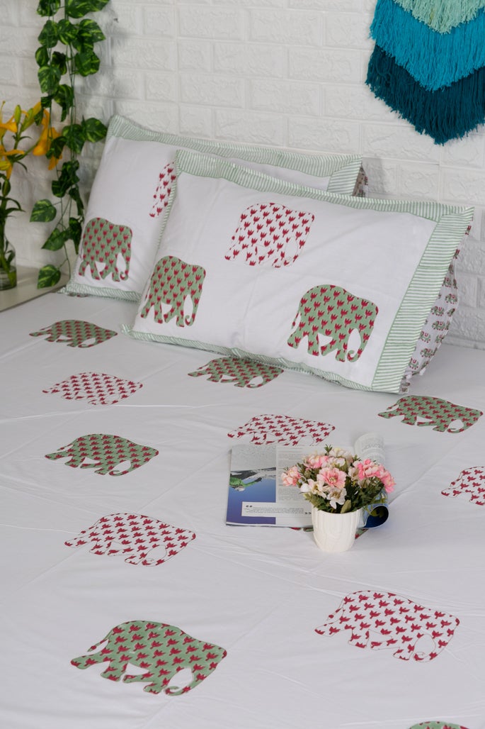 Jaipuri Block Print Bedsheet Set - The Royal Affair